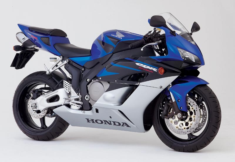 moto honda bleu